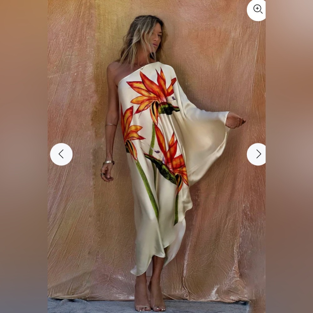 Floral Kaftan Dress
